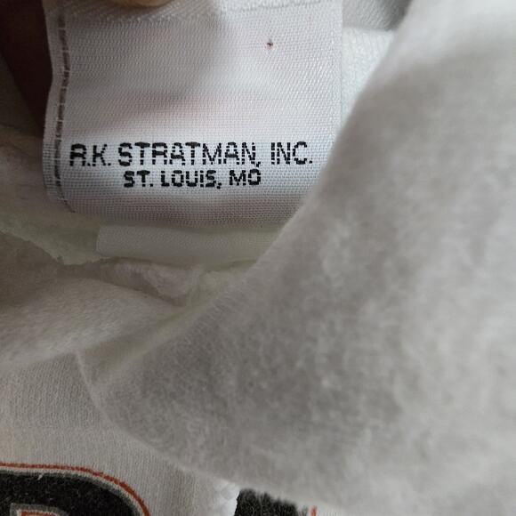 Harley Davidson Motorcycles ForMan White Hoodie Sz ( see the measurements) - Picture 4 of 9